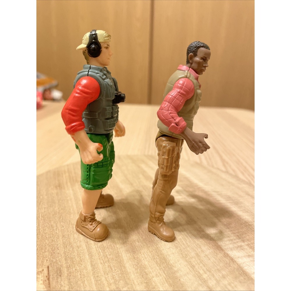 Chap Mei Dino Valley Trainer & Action Figure Lot 2 Animal Rescue Safari 2014 - Picture 4 of 6